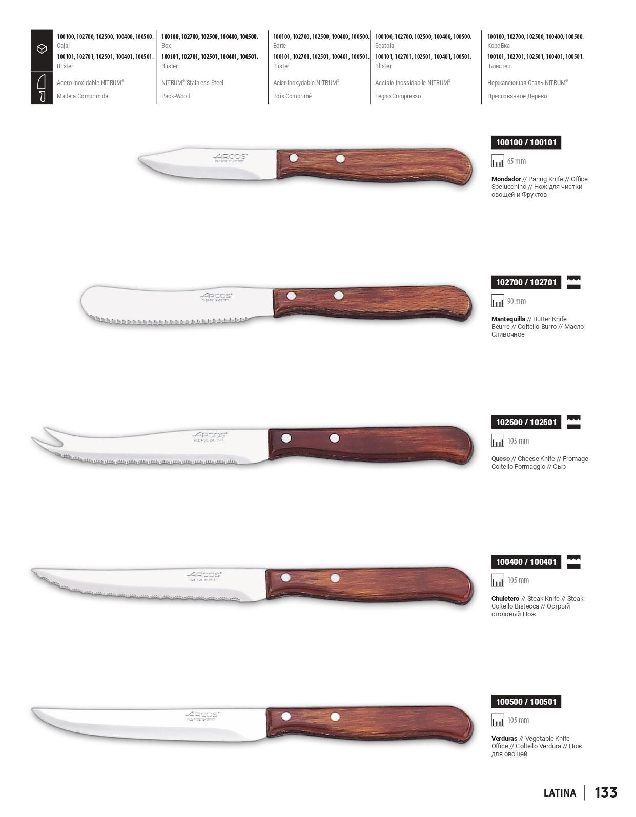 CHEF KNIVES LATINA CHEF KNIVES LATINA
