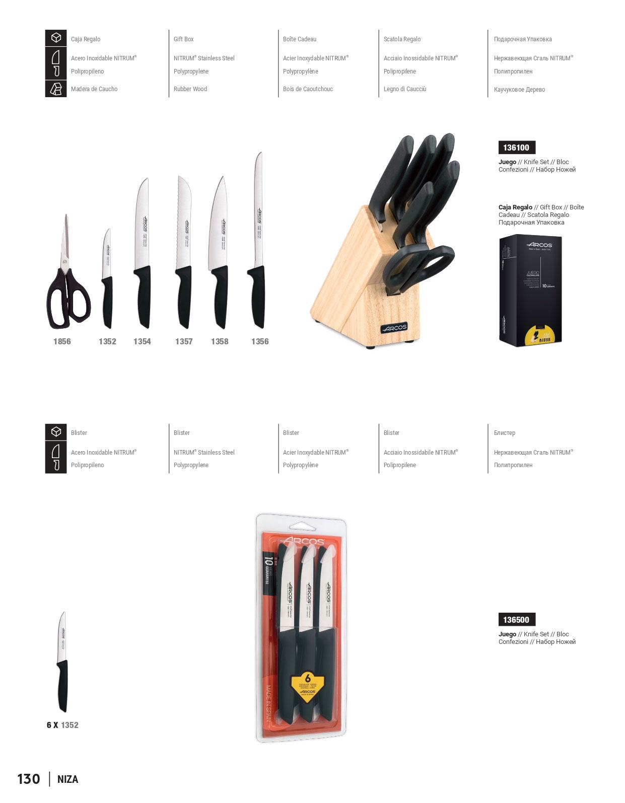 KÜCHENMESSER SET NIZA KÜCHENMESSER SET NIZA