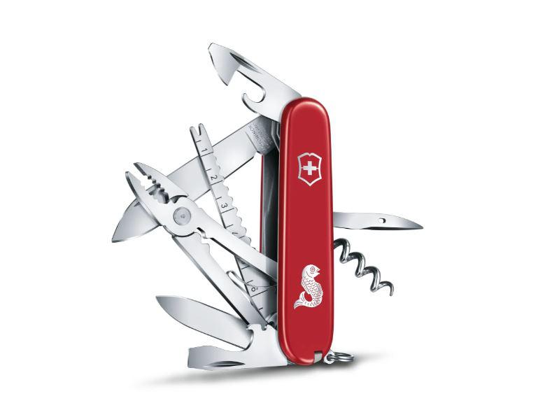 Victorinox Angler multipurpose knife for fishermen red