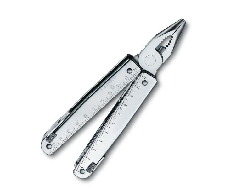 Alicate multiusos Victorinox Swiss Tool X con funda de cuero negro