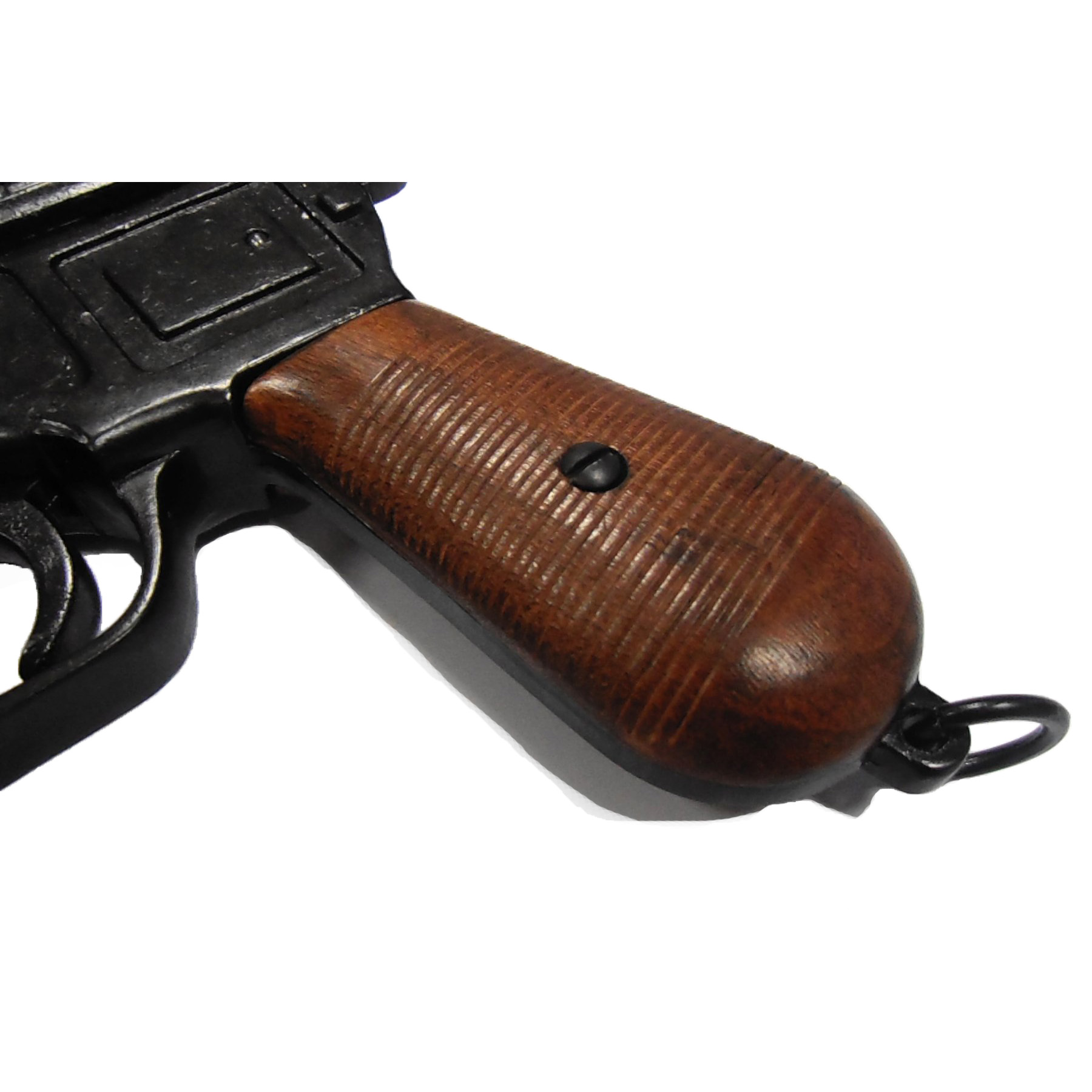 Pistola C96, Alemanha 1896 feita de metal com cabos de madeira