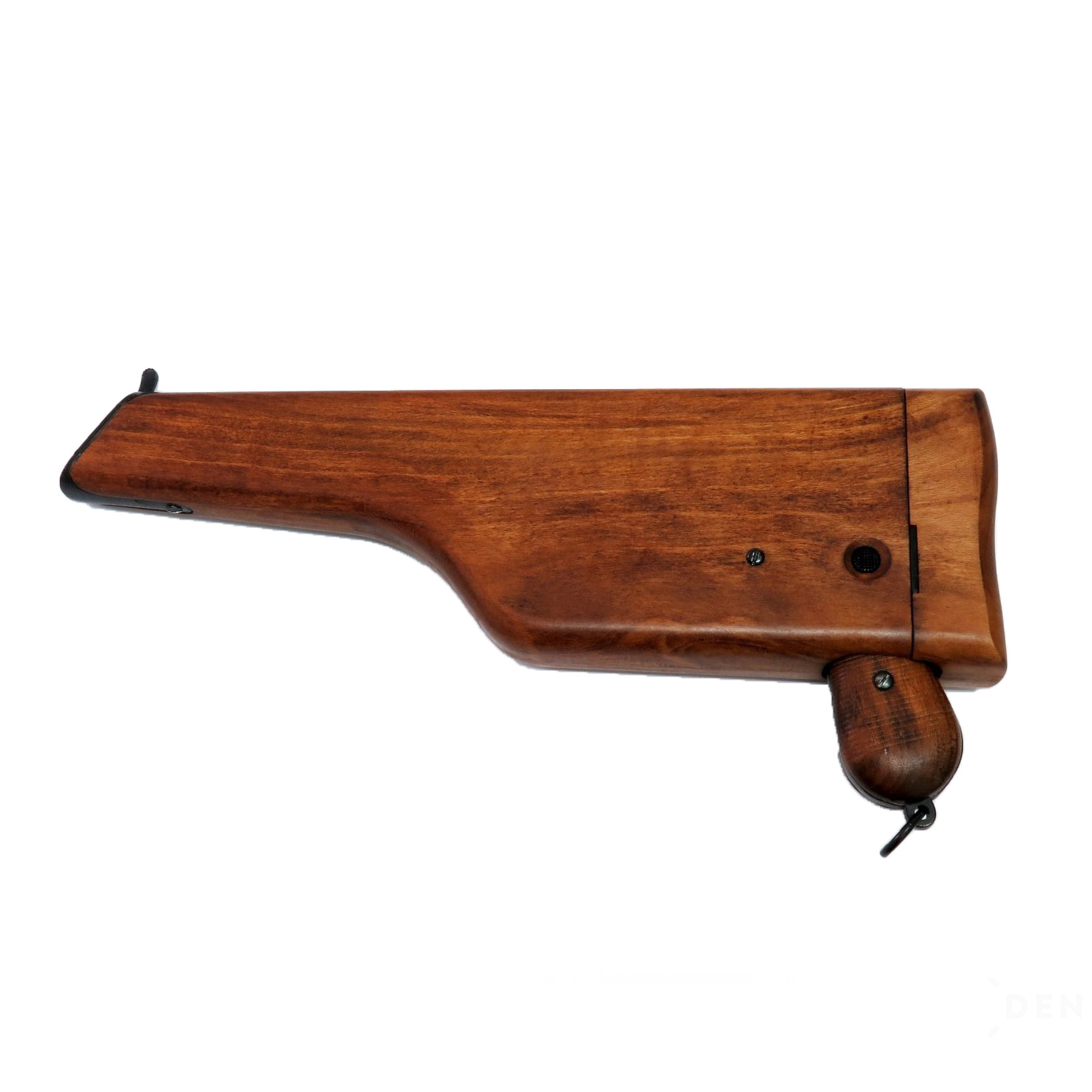 Pistola C96, Alemanha 1896 fabricada em metal com cabos de madeira e estojo