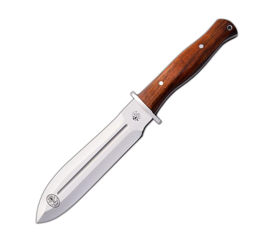 Coltello militare JV EZAPAC con manico in legno di cocobolo