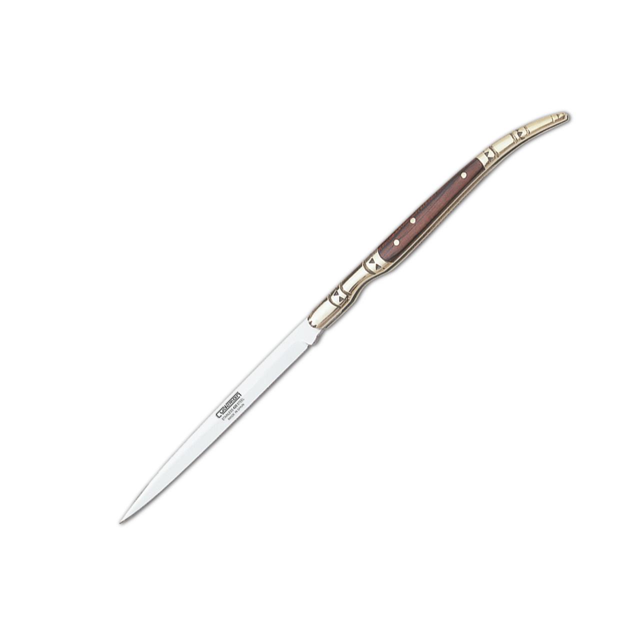 Navaja estilete Cudeman. Mango estamina roja. Acero 420. 10 cm