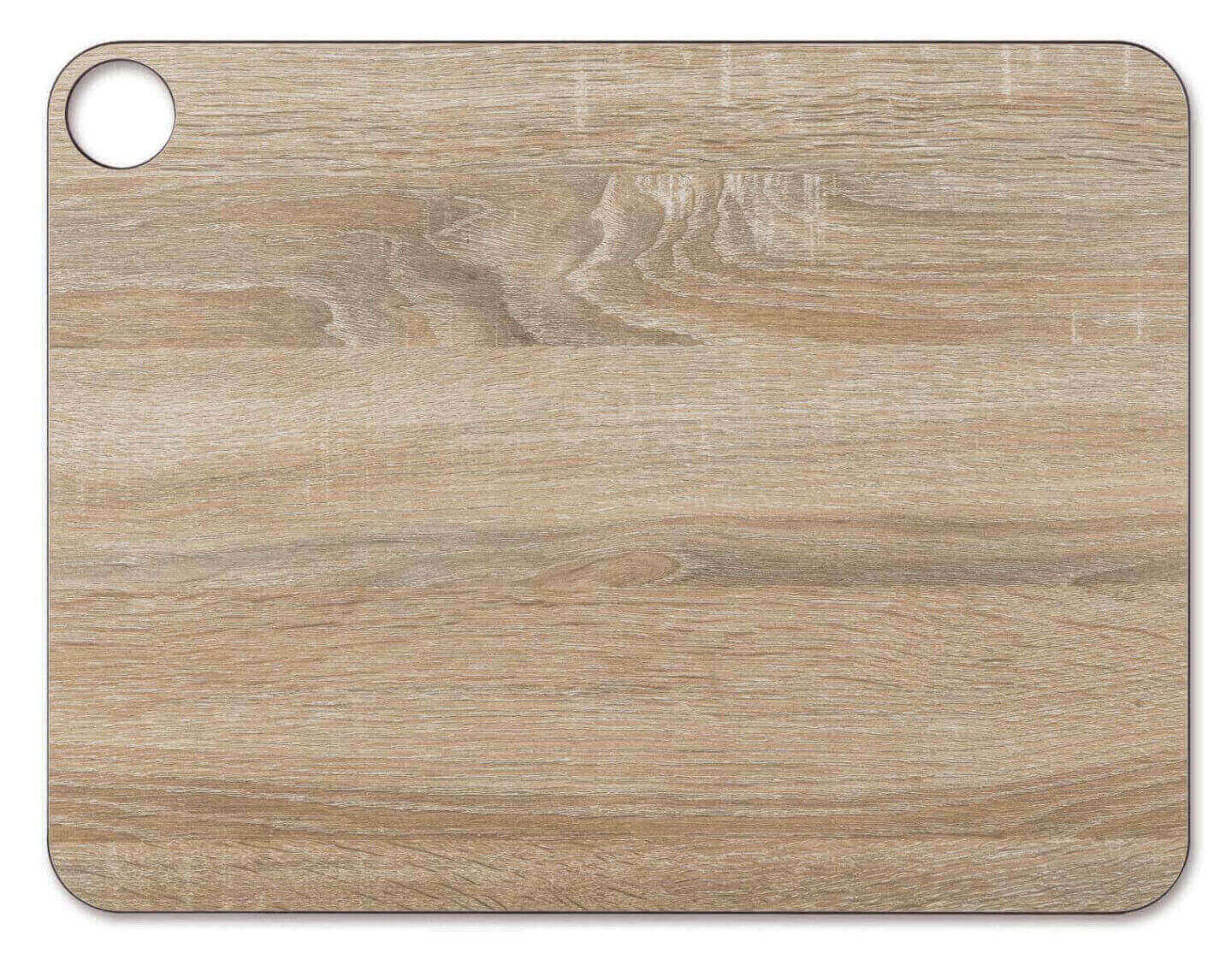 Planche à découper en résine et fibre de cellulose couleur bois avec cintre Arcos 42,7x32,7 cm