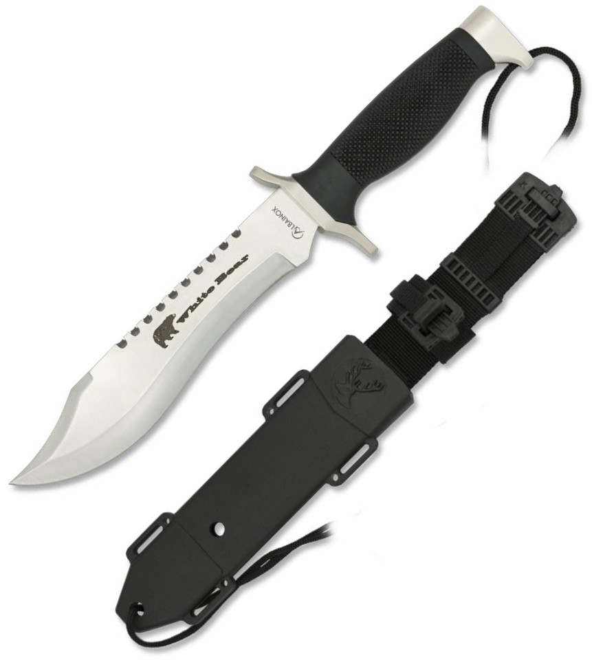 Albainox White Bear tactical knife with 18 cm blade
