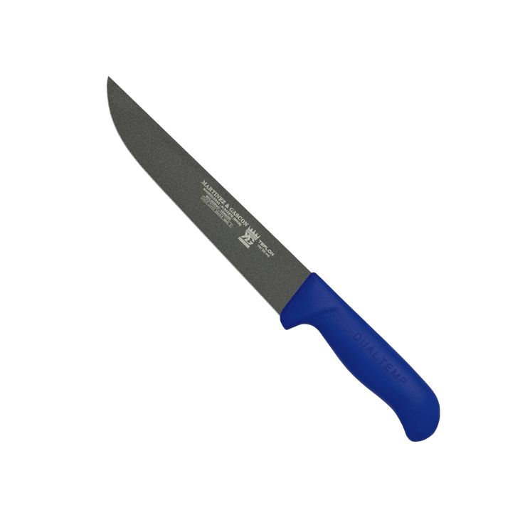 Cuchillo carnicero con hoja de 25.5 cm recubierta de teflon y man...