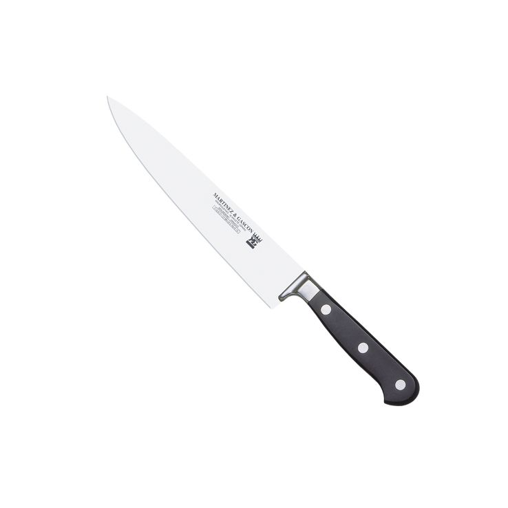 Faca de chef com lâmina de 20,5 cm e cabo de polioximetileno pret...