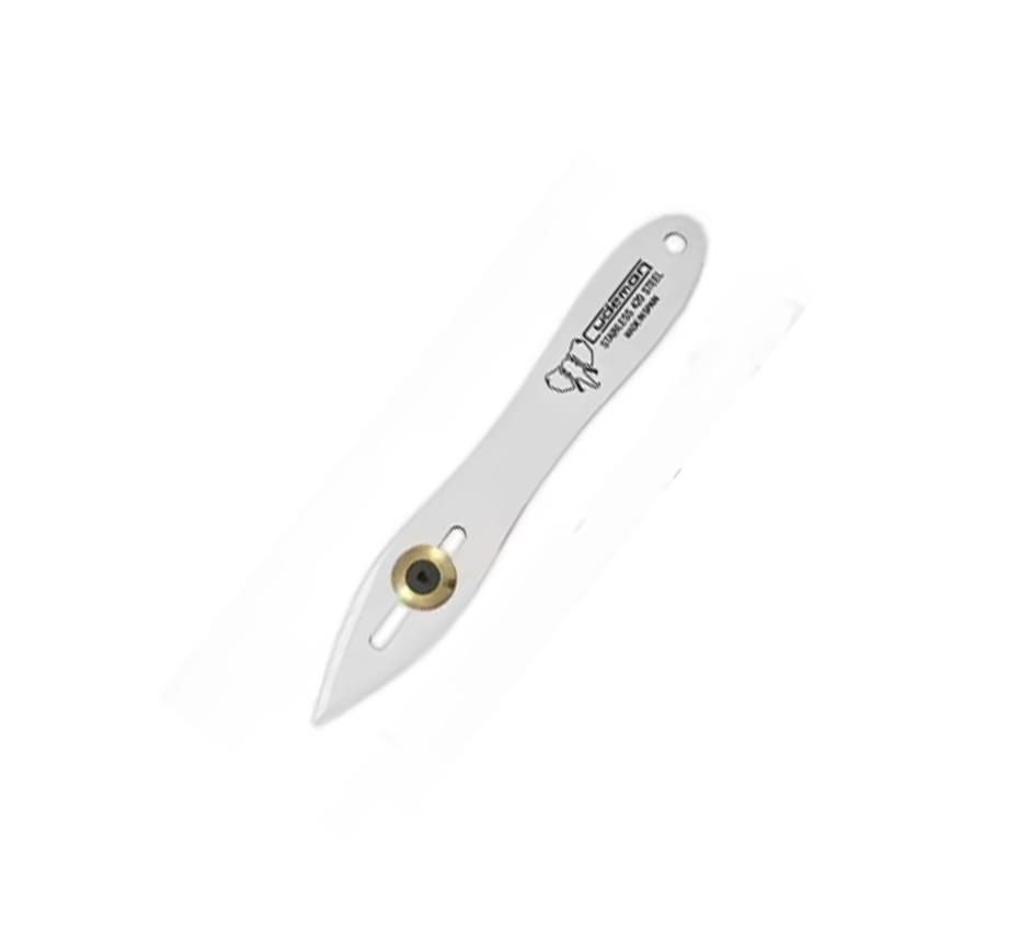 Faca de arremesso Cudeman cor cinza. Aço 420. 15 cm