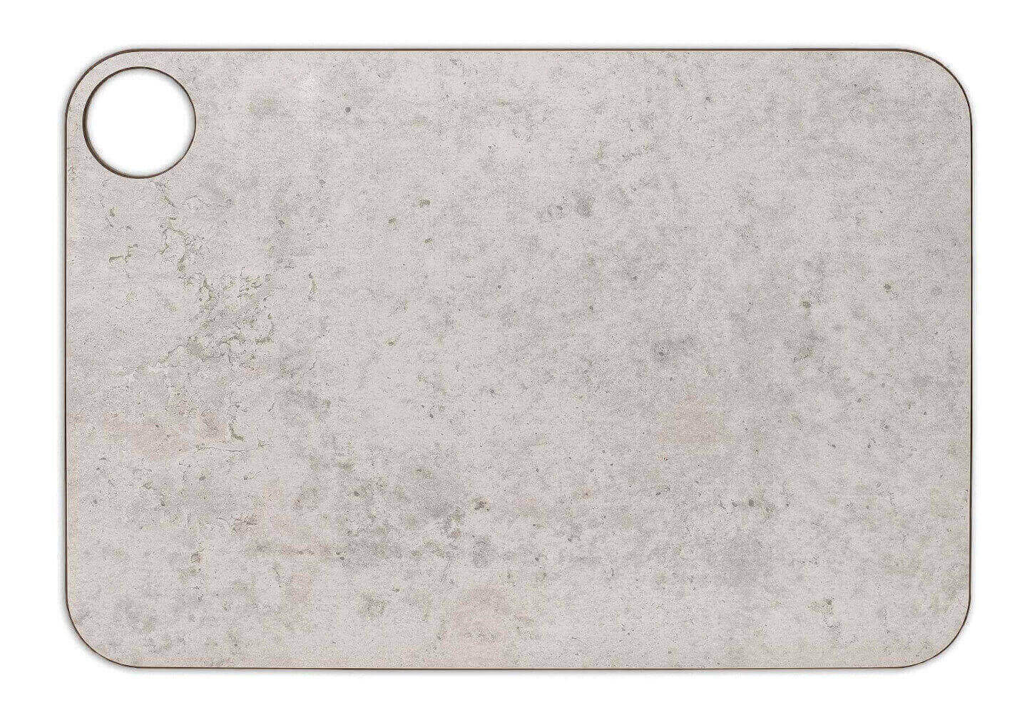 Planche à découper en fibre de cellulose et résine grise avec cintre Arcos 33x23 cm
