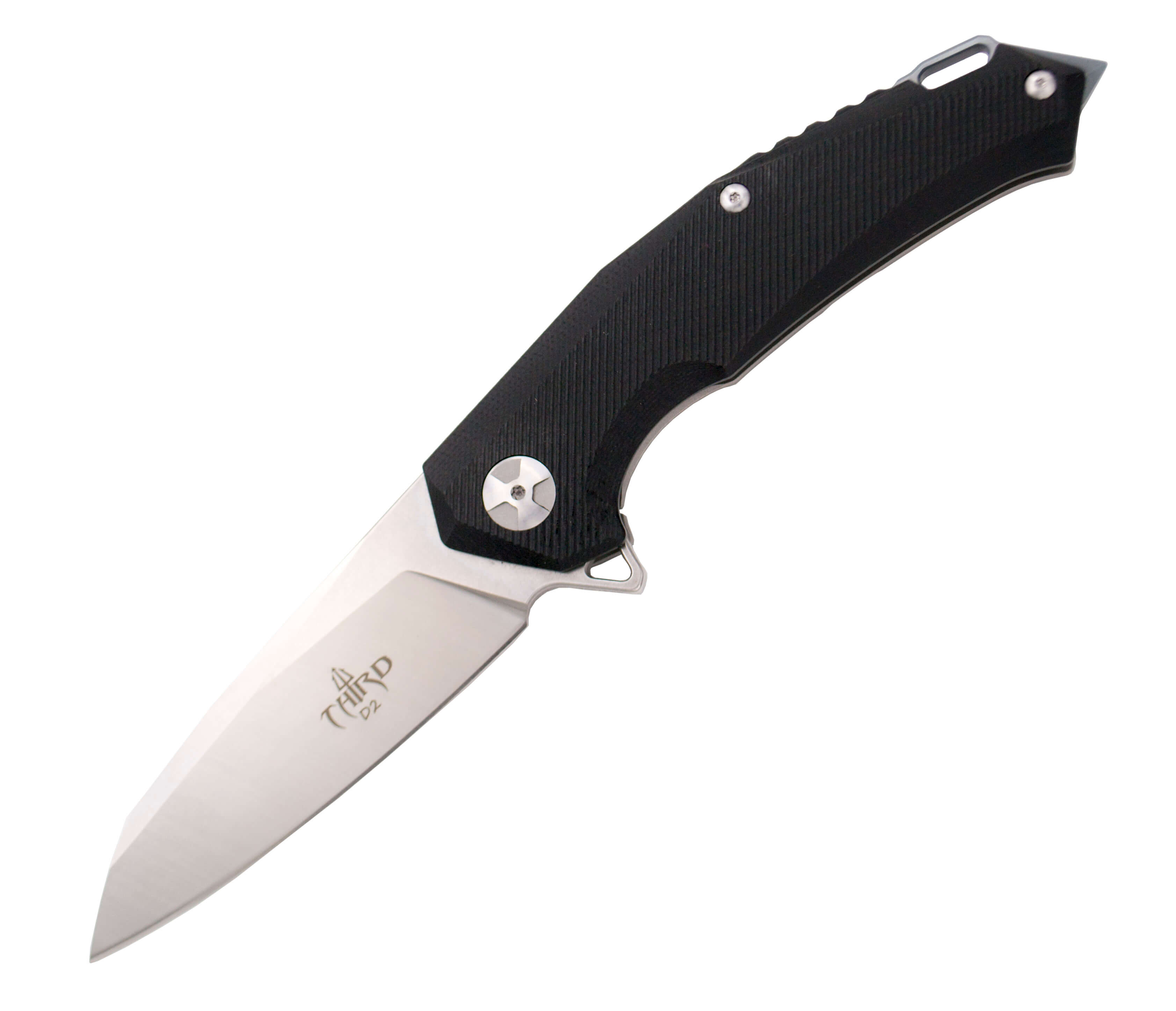 Navaja edición limitada con mango de G10 negro y titanio apertura...