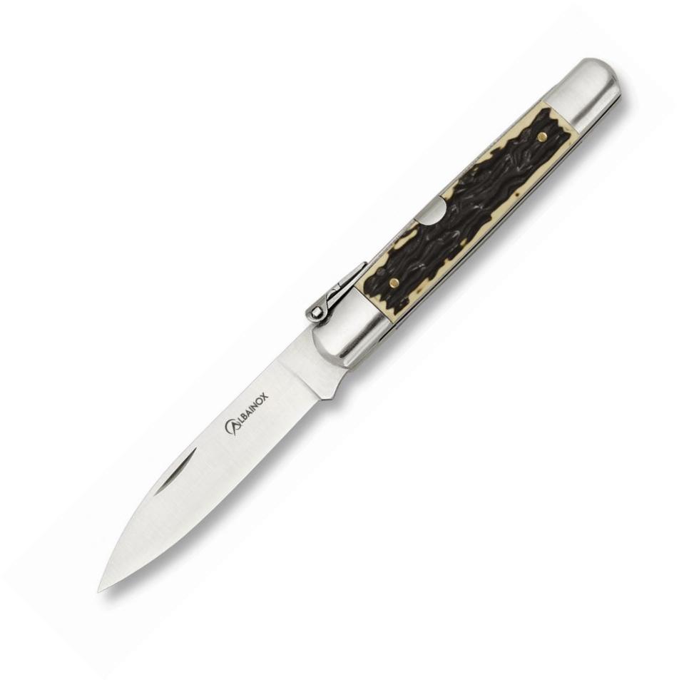 Navaja MACHETE Nº00 con mango de imitación de ciervo, hoja de 7.2...