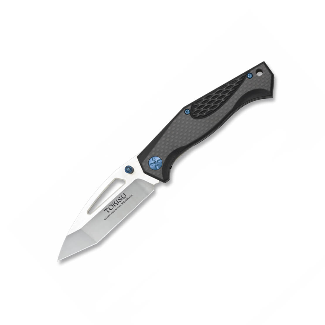Navaja Tokisu con hoja de 9 cm de largo y 3.3 mm de grosor. Con c...