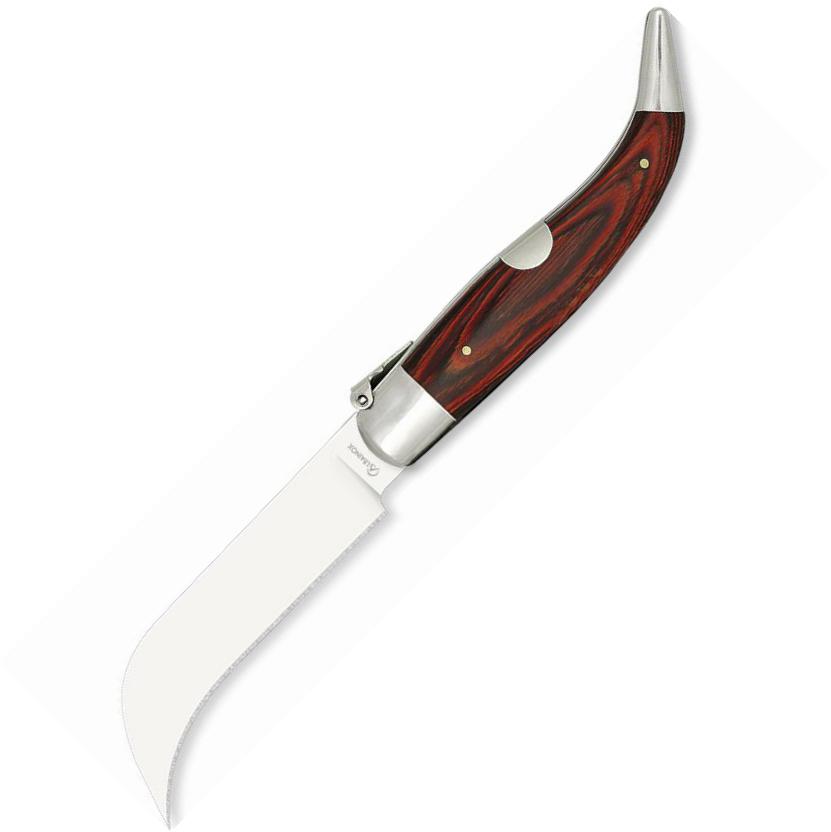 Teja Tranchete Klappmesser mit rotem Ausdauergriff und 6,5 cm langer Klinge