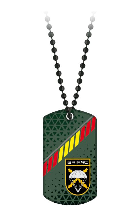 Insigne militaire BRIPAC, avec chaîne. 3D
