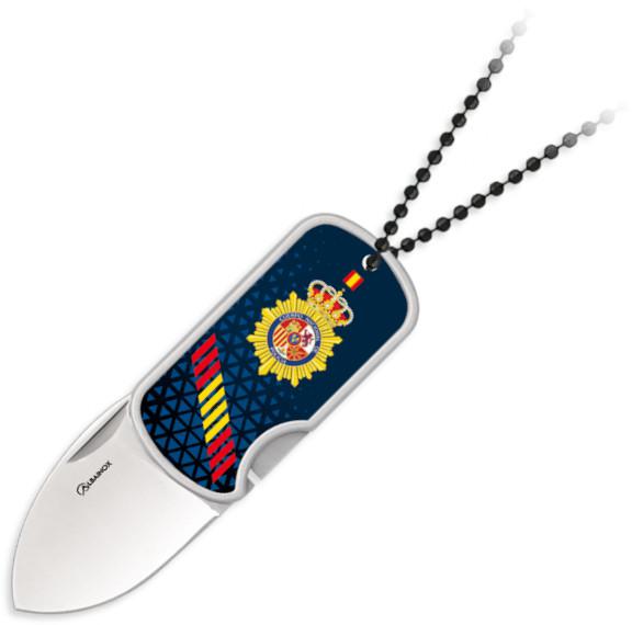 3D-Nationalpolizeimesser mit Clip und Anhänger