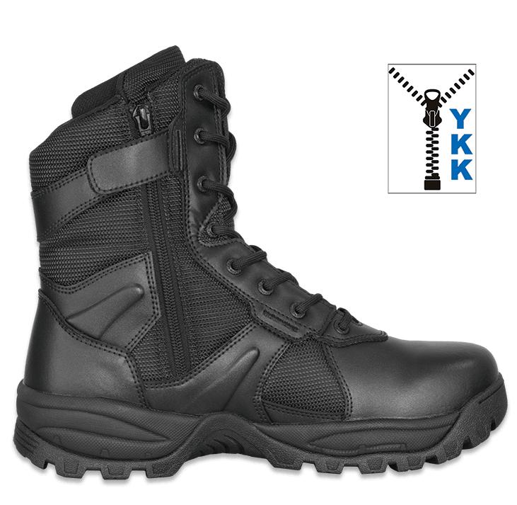 Bottes tactiques BARBARIC de couleur noire et 575 grammes de poid...