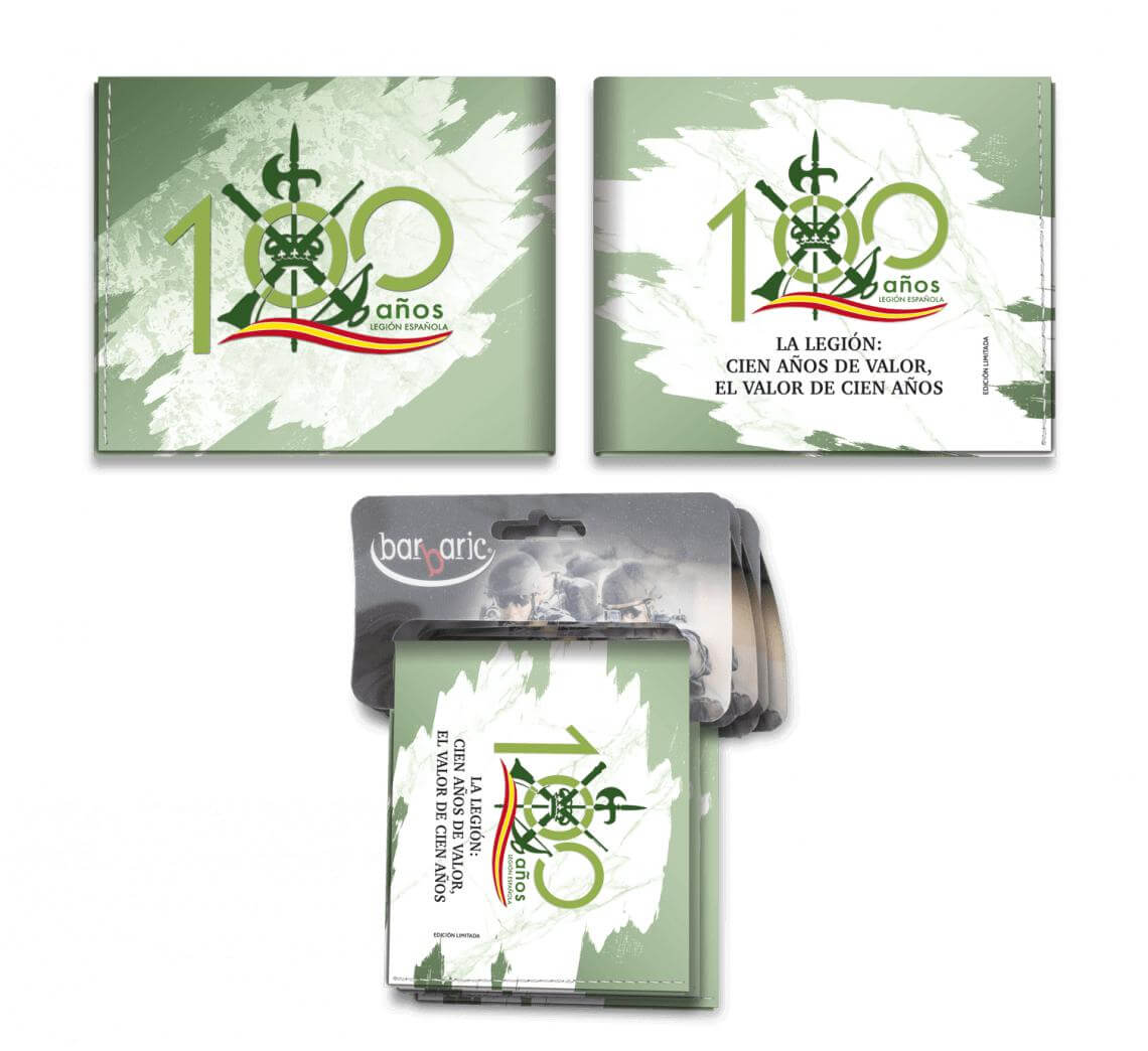Portefeuille en similicuir imprimé avec le 100e anniversaire de l...
