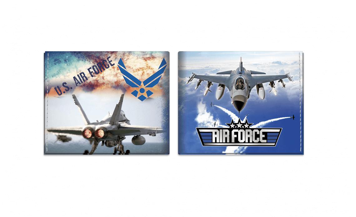 Portefeuille imprimé avec motifs United States Air Force