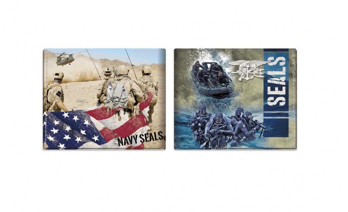 Portefeuille Barbaric avec imprimé Navy Seals