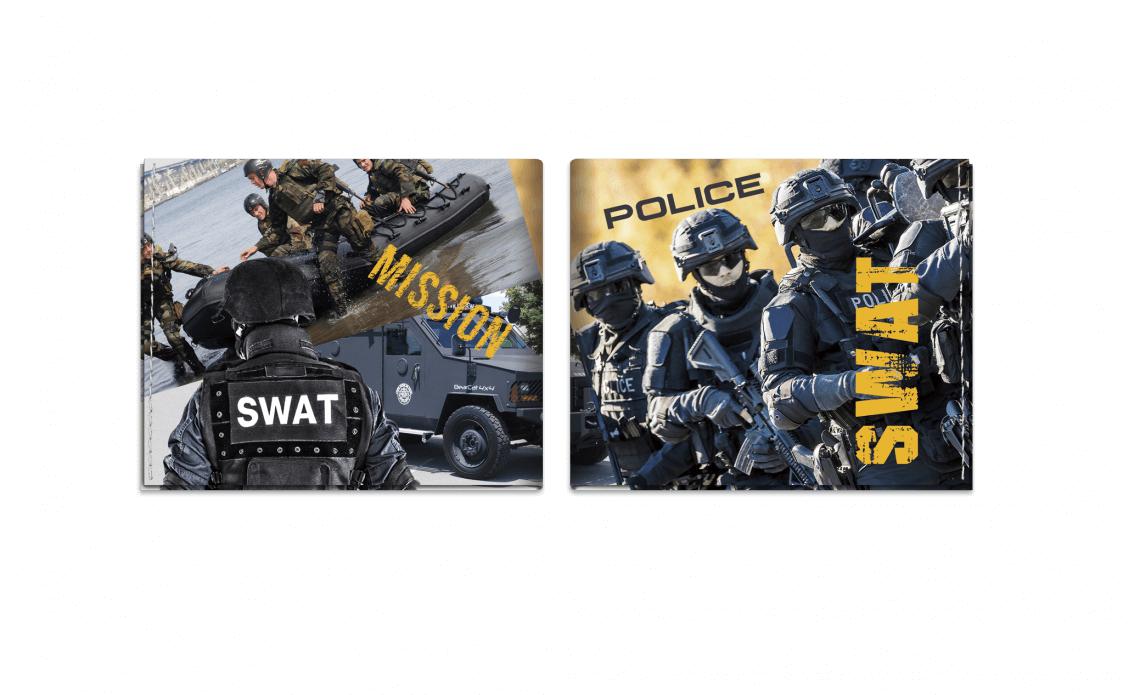Portefeuille Barbaric avec imprimé SWAT