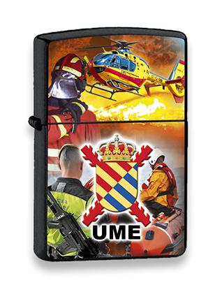 Briquet noir Albainox de l'unité militaire d'urgence