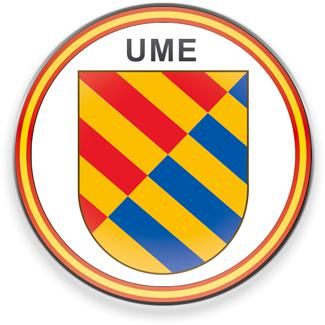 Aimant frigo rond de l'Unité Militaire d'Urgence UME