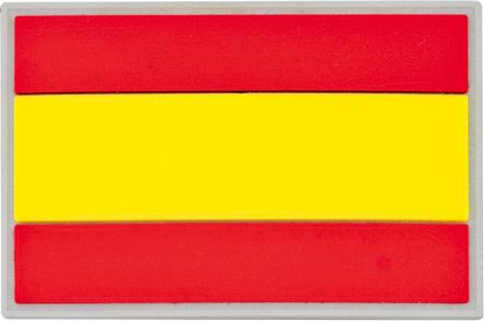 Patch en caoutchouc avec le drapeau de l'Espagne 7,5 x 5 cm avec ...