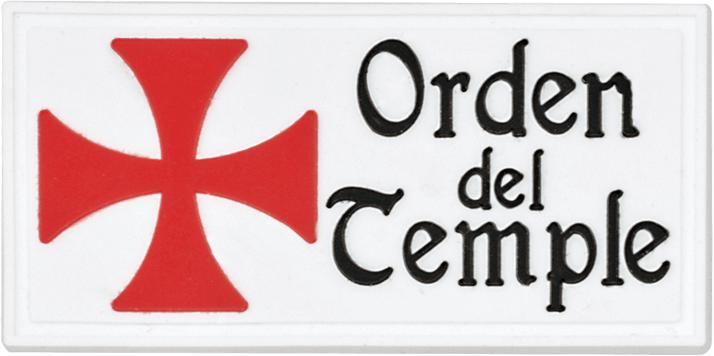 Patch velcro de l'Ordre du Temple
