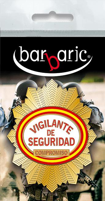 Plaque d'identification du Vigilante espagnol De Seguridad Compro...