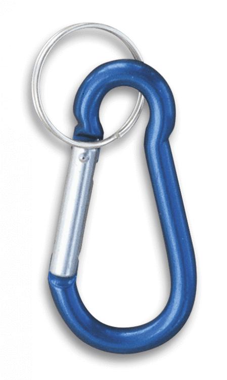 7 cm carabiners of different colors presented in a blister of 12 units