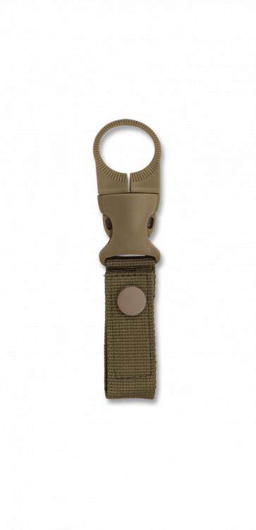 Kojotenfarbener Flaschenhalter aus ABS und Nylon