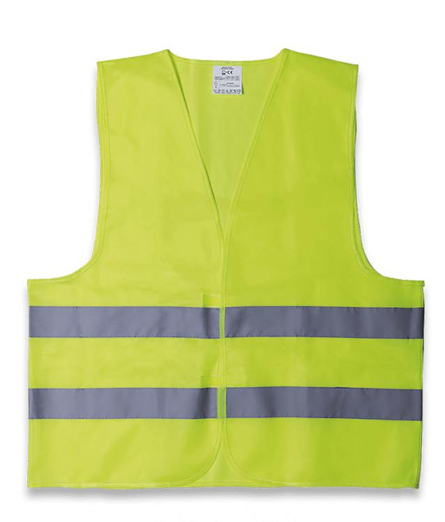 Chaleco reflectante de color amarillo talla XL