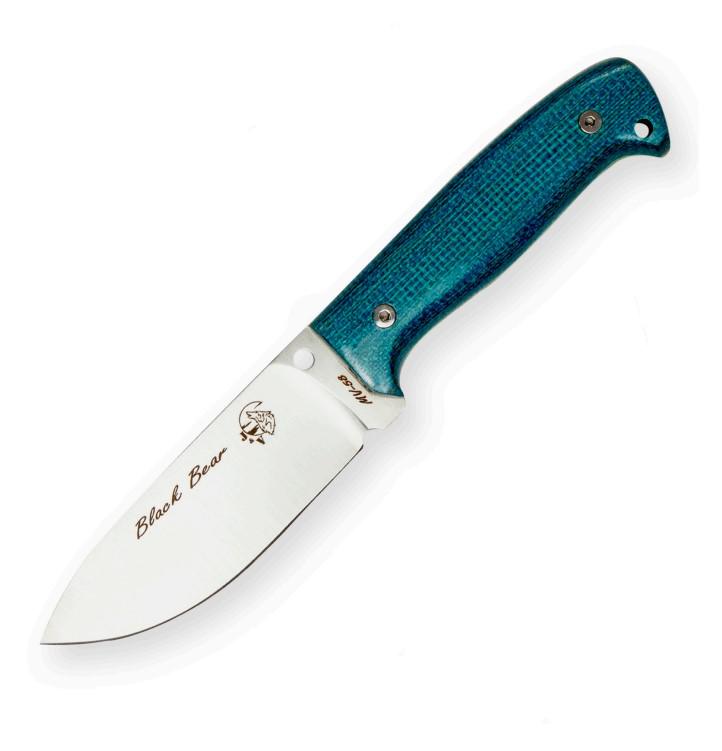 JV Black Bear con squame in micarta turchese