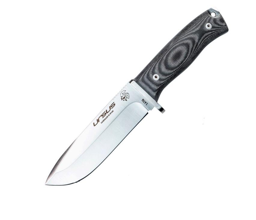 JV Ursus con manico in micarta nera e fodero multiposizione