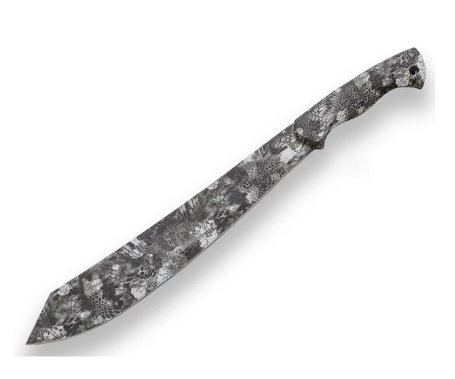 Machete cortacañas camuflaje con hoja larga de 36,5 cm y mango de...