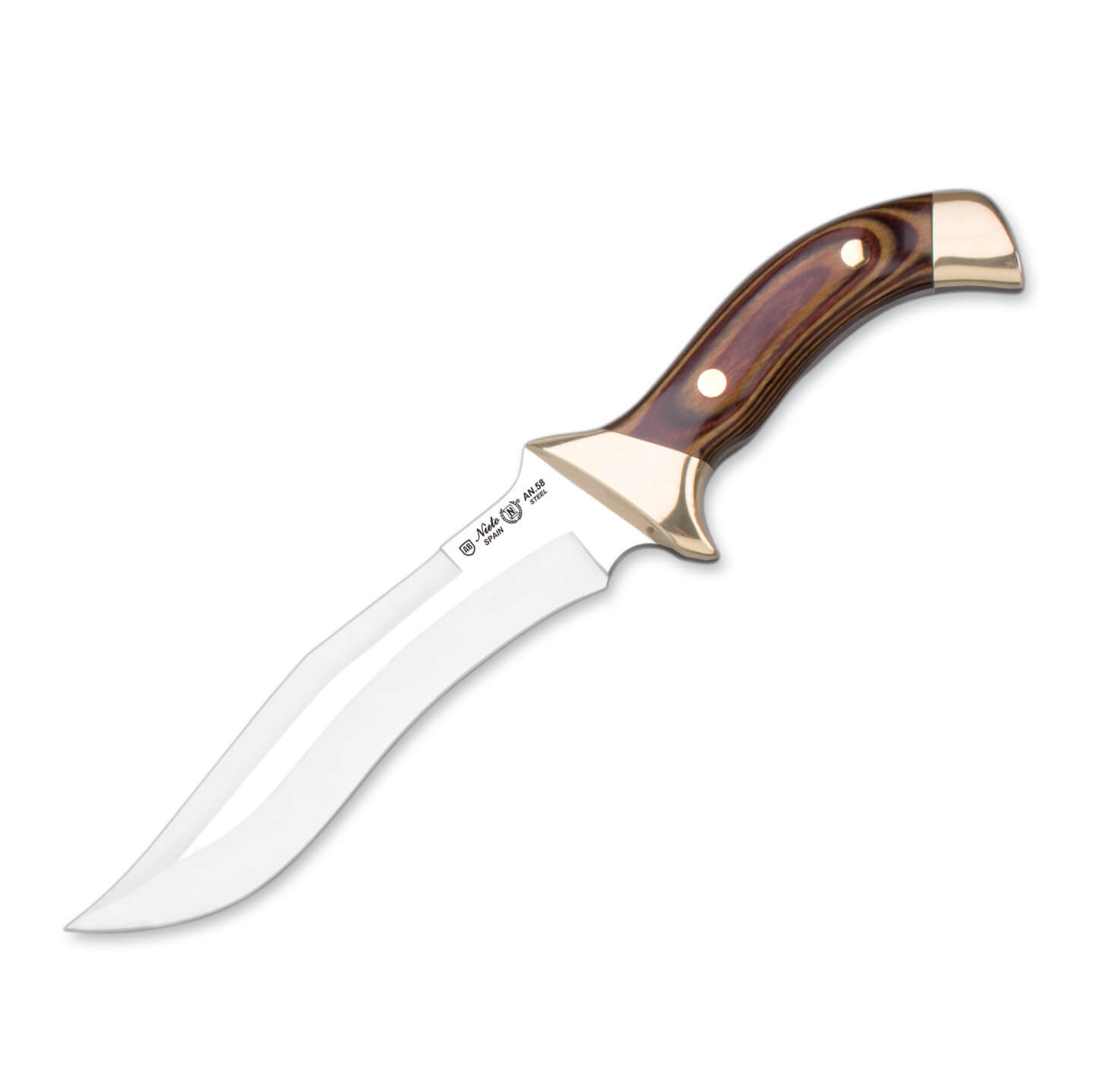 Cuchillo de caza Nieto Amazonas con mango de estamina y hoja de a...