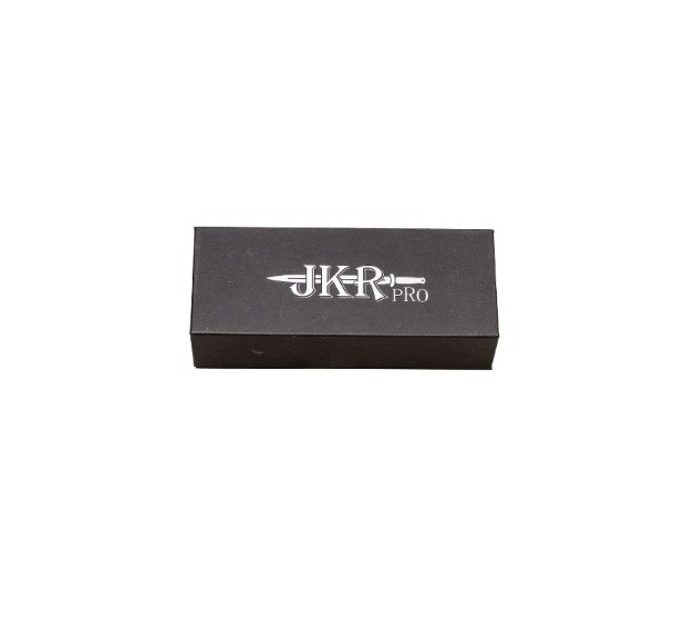 Couteau de sauvetage JKR PRO 10022 avec manche G10 vert et lame de 9,5 cm avec revêtement en titane