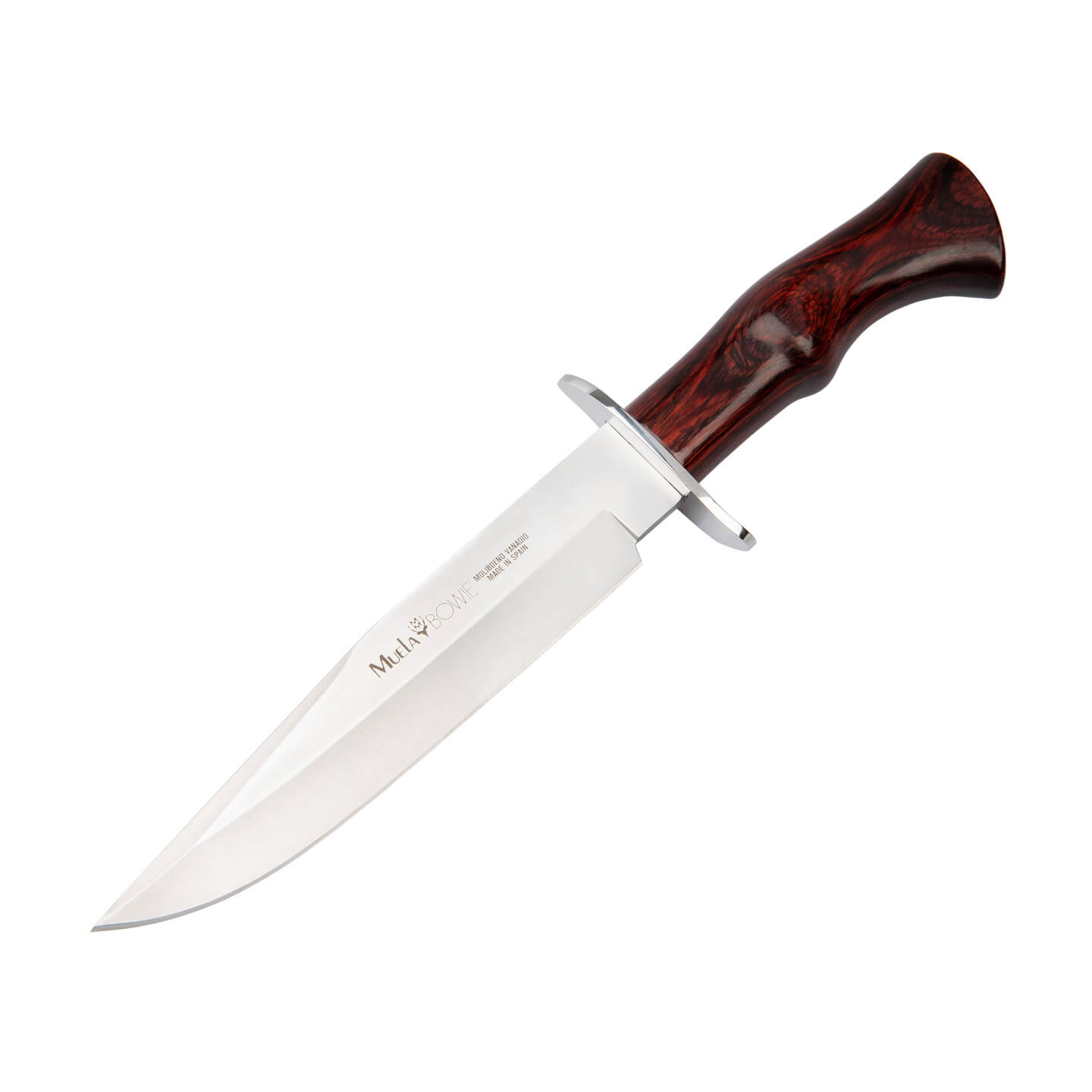 Cuchillo de caza bowie Muela BW-18LR con mango de madera prensada...