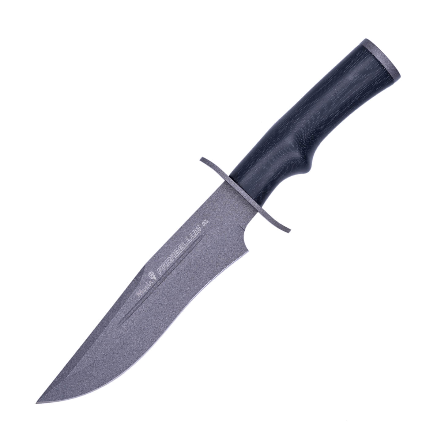 Cuchillo táctico Muela Parabellum-17N con mango de micarta negra ...