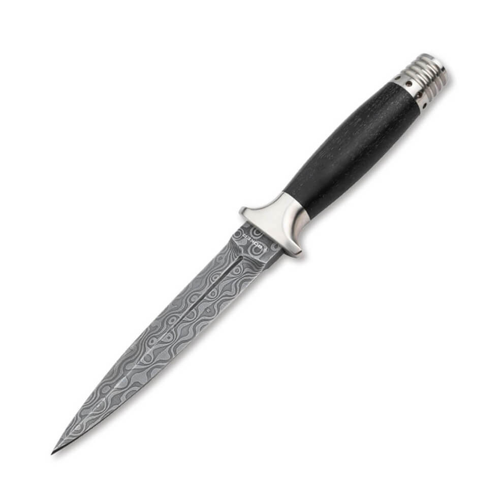 Daga de colección Böker Manufaktur Solingen MG-42 Damast Dolch