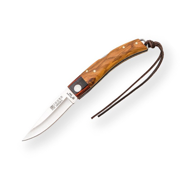 Navaja de bolsillo Joker Iberica con mango de madera de olivo y e...