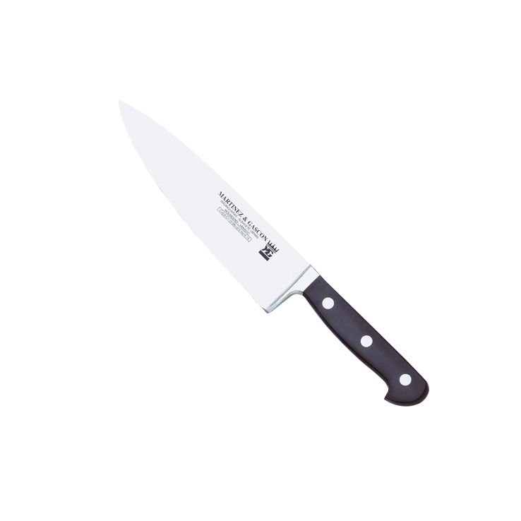 Cuchillo cocinero forjado alemán con mango de POM y hoja de 20,5 ...