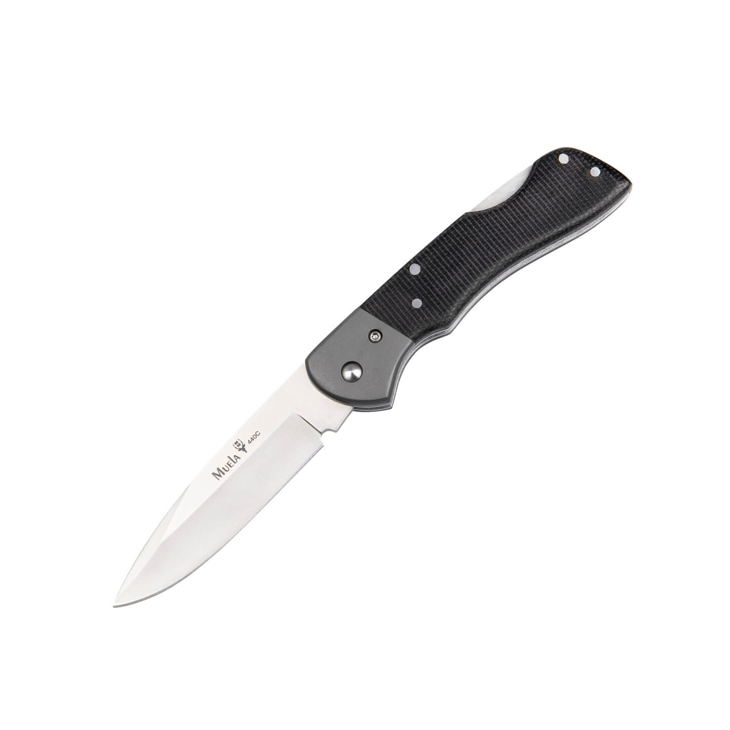 Navaja de bolsillo Muela BX-8GM con mango de micarta negra y hoja...