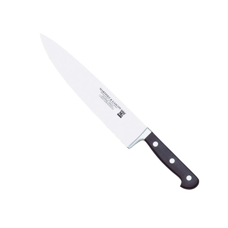 Cuchillo cocinero forjado alemán con mango de POM y hoja de 26 cm...