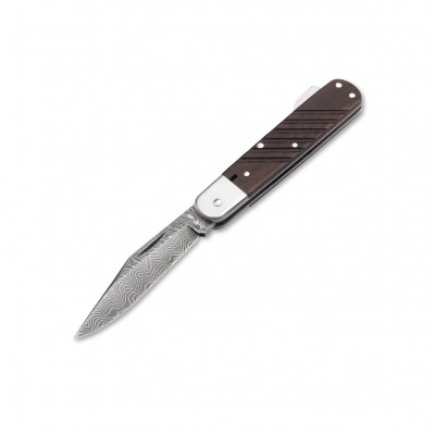 Navaja Boker 98k-Damascus con mango de madera de nogal
