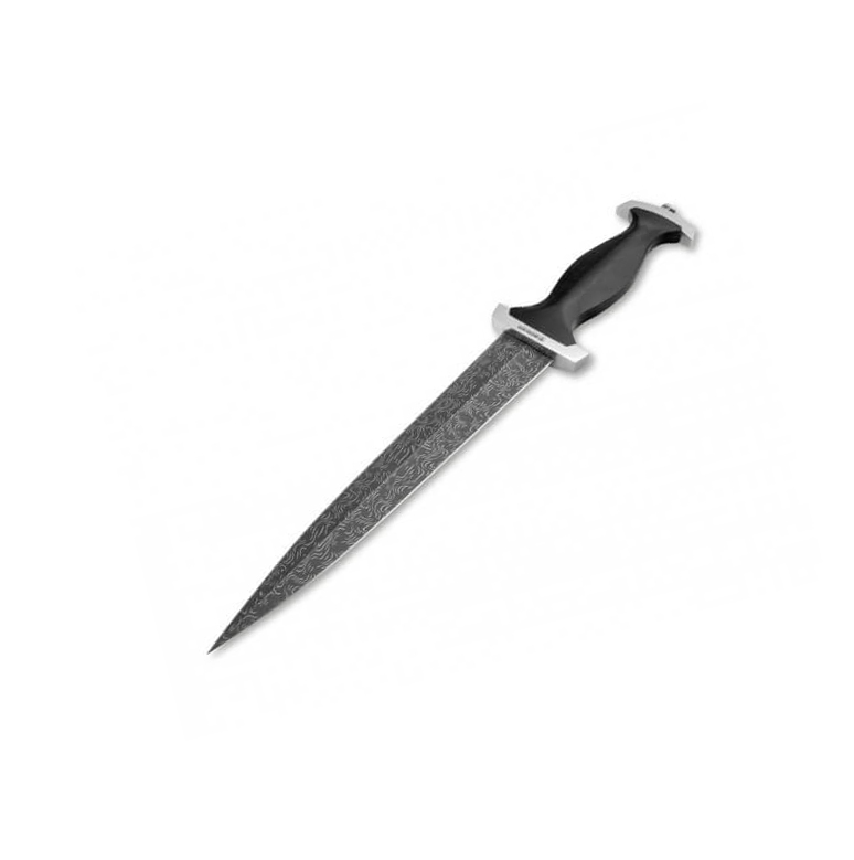 Boker Swiss Dagger Mosaic Damascus with Ebony handle