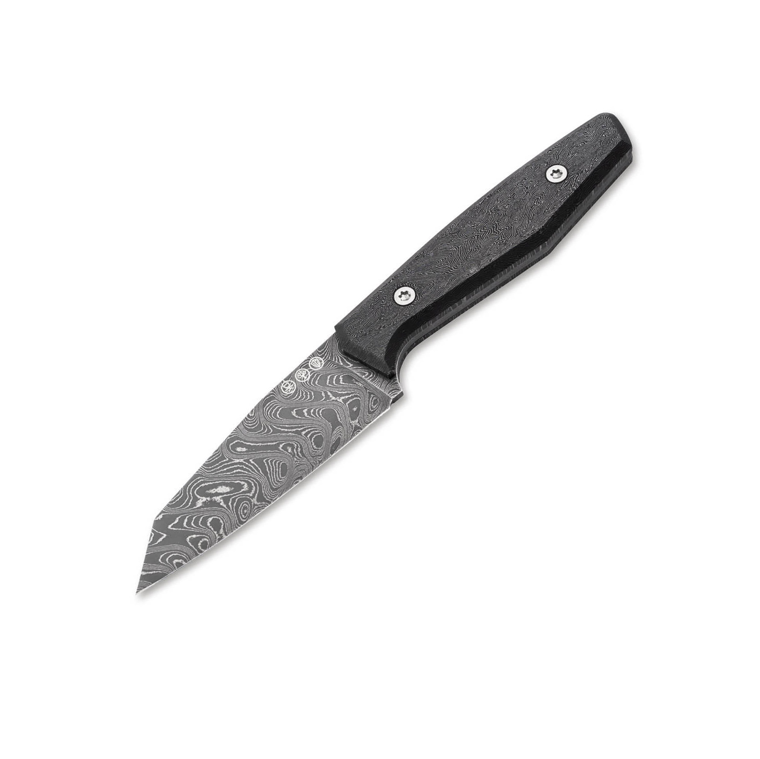 Boker AK1 Damast Daily Knives AK1 with carbon steel handle