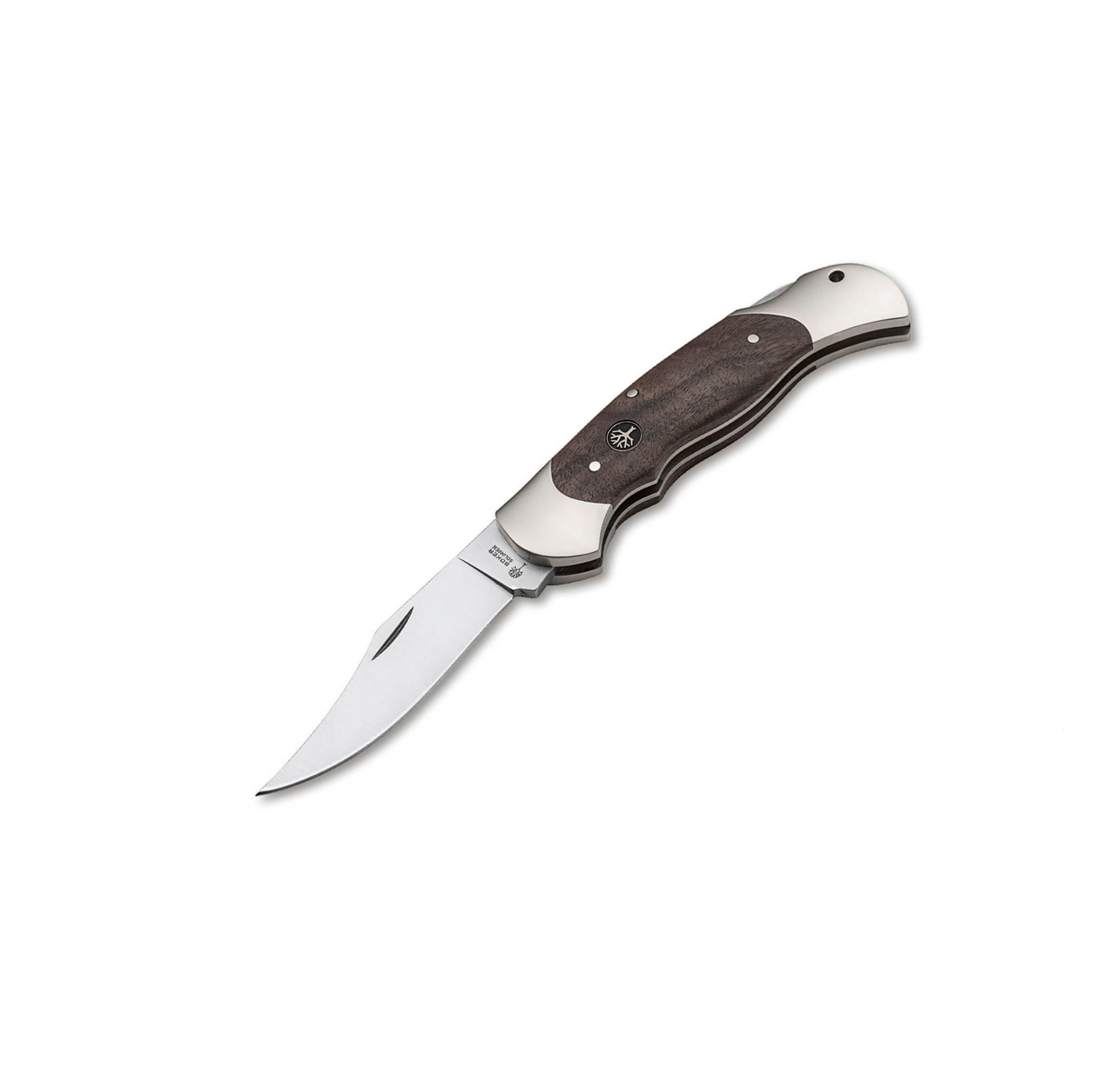 Boker Optima Walnut Set II pocketknife with steel blade with over...