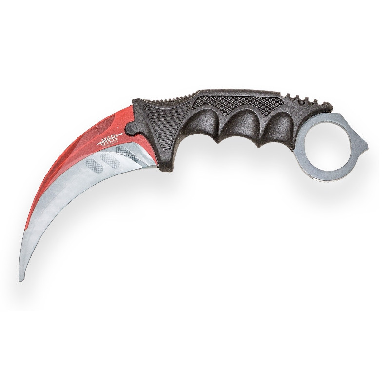 Cuchillo Karambit de entrenamiento de JKR con hoja bicolor 9 de c...